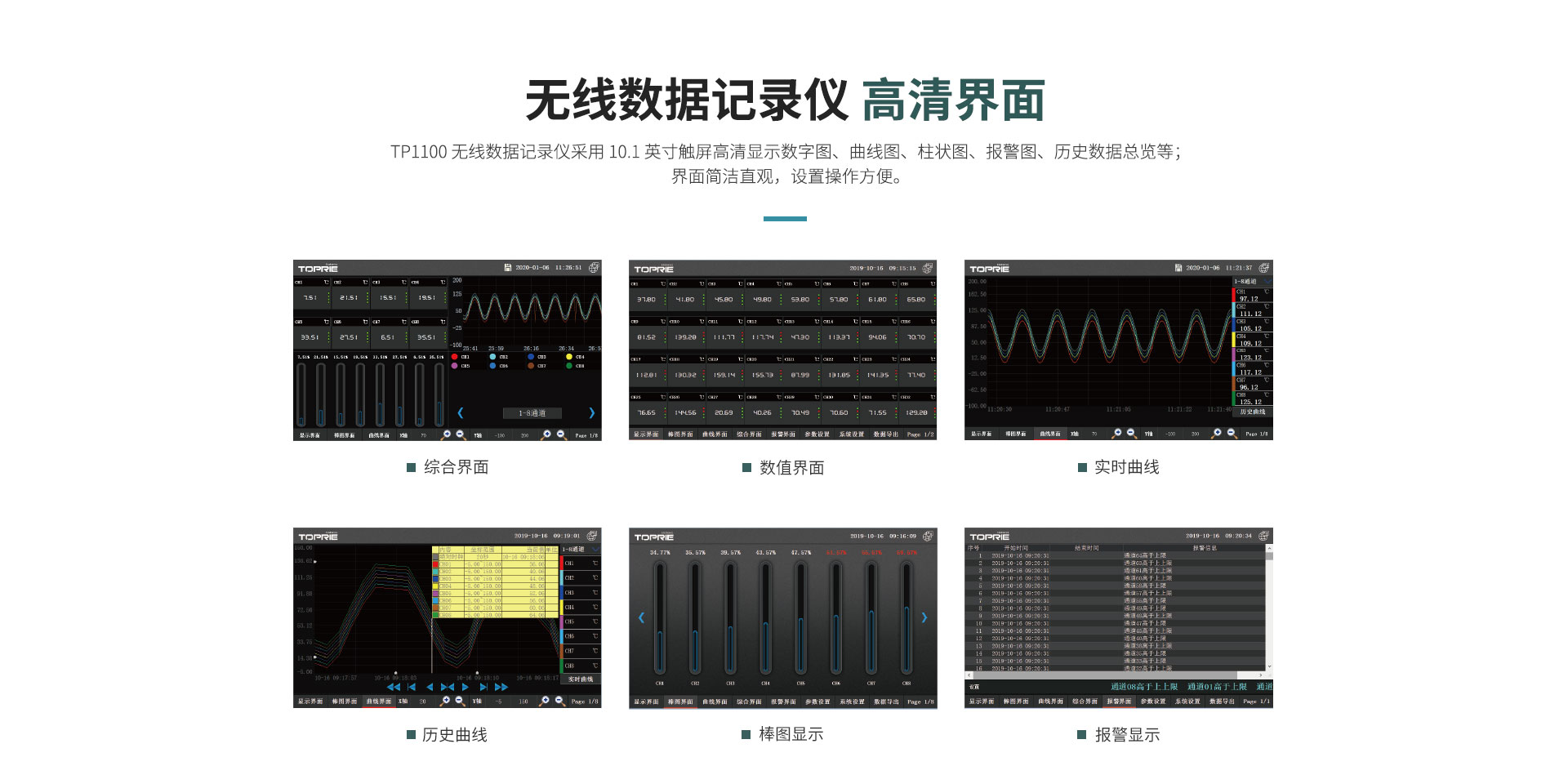 TP1100無(wú)線數(shù)據(jù)記錄儀