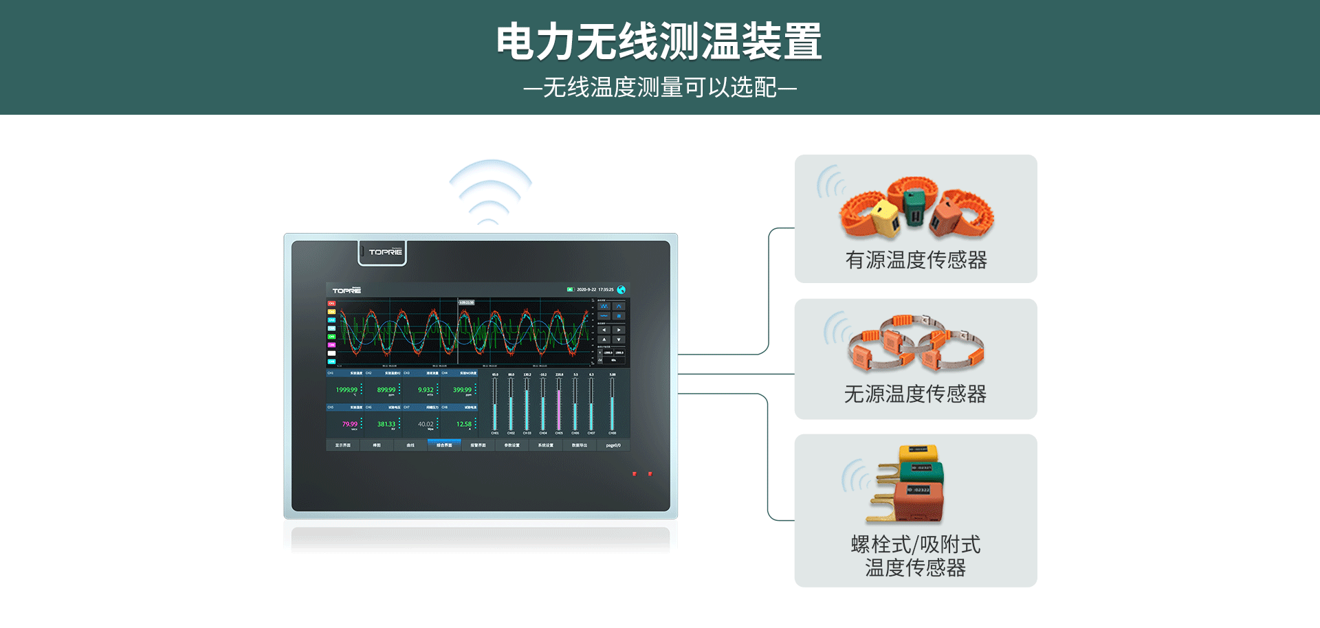 電氣無線測(cè)溫裝置
